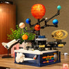 Kidrise solar system puzzle building block toys (mechanical linkage|manual rotation)-STEM toys-Kidrise🧒🏻STEM Hong Kong educational toys|STEAM science experiment toys|STEM early childhood education toys|Qizhi early education toys|Montessori teaching aids