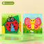 Goryeo Baby Montessori Wooden 3D Puzzle Toddler Early Education Jigsaw Block Peg Board