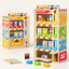 Goryeo Baby Wooden Realistic Vending Machine | Coin Insertion, Item Selection, and Dispensing Role-Play