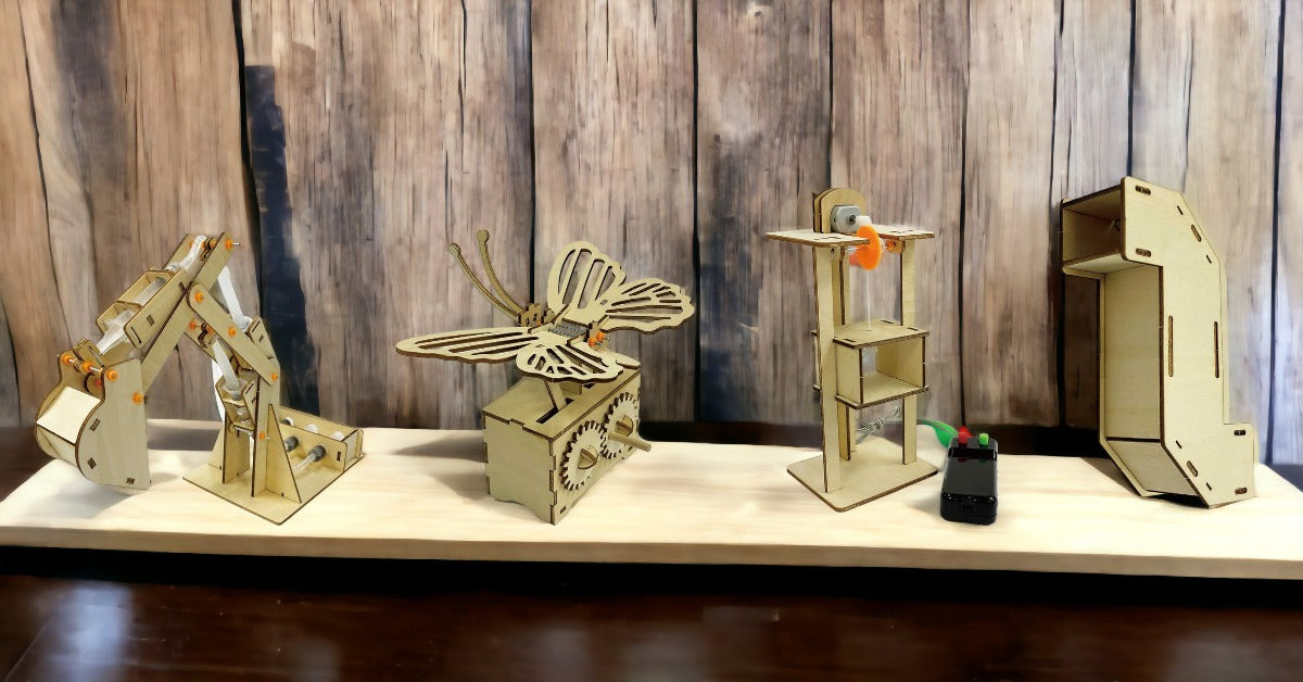 Kidrise STEM self-assembling paper model toy series - assembly teaching