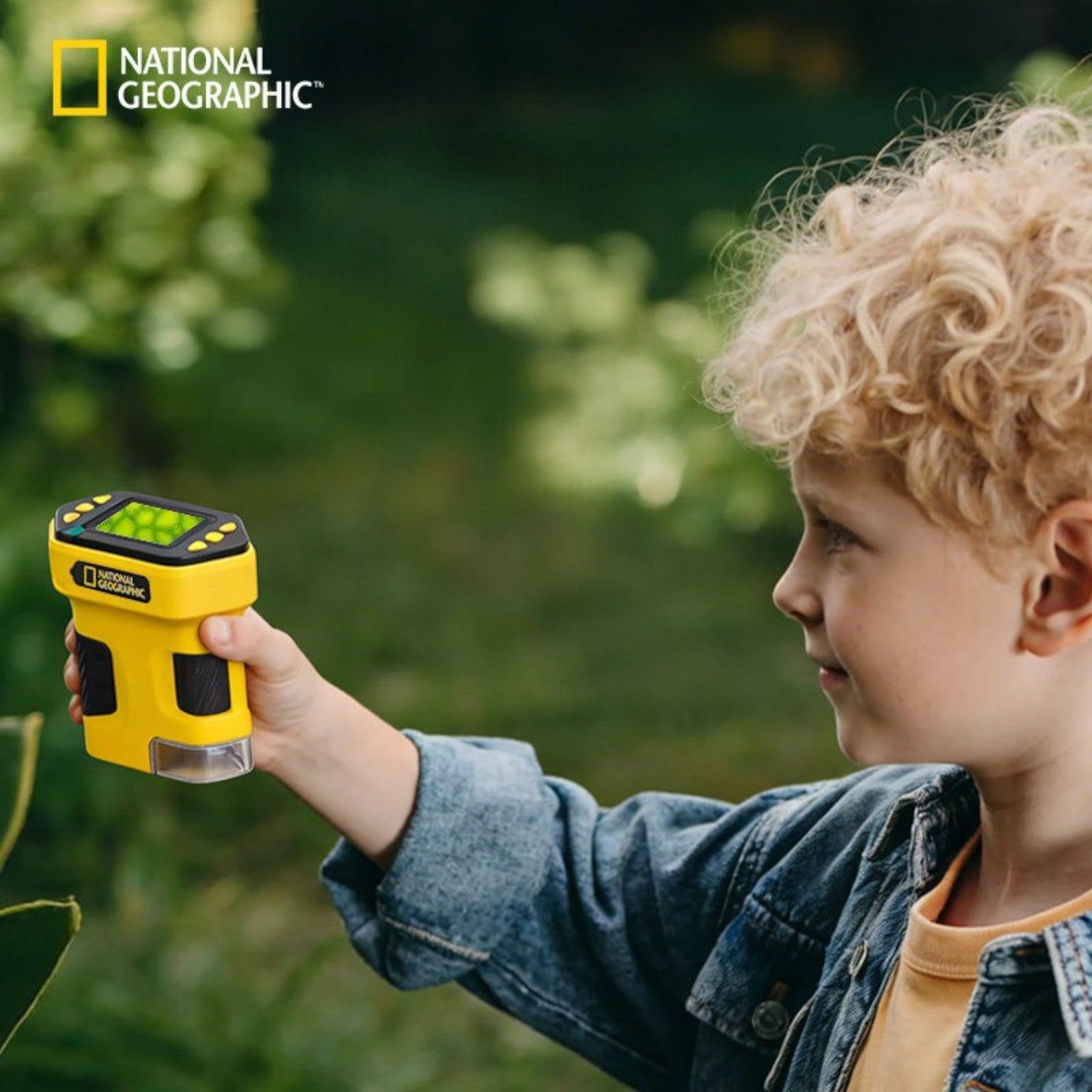 National Geographic 國家地理 兒童手持電子顯微鏡 (2吋屏幕/1000倍放大/1080P攝錄)