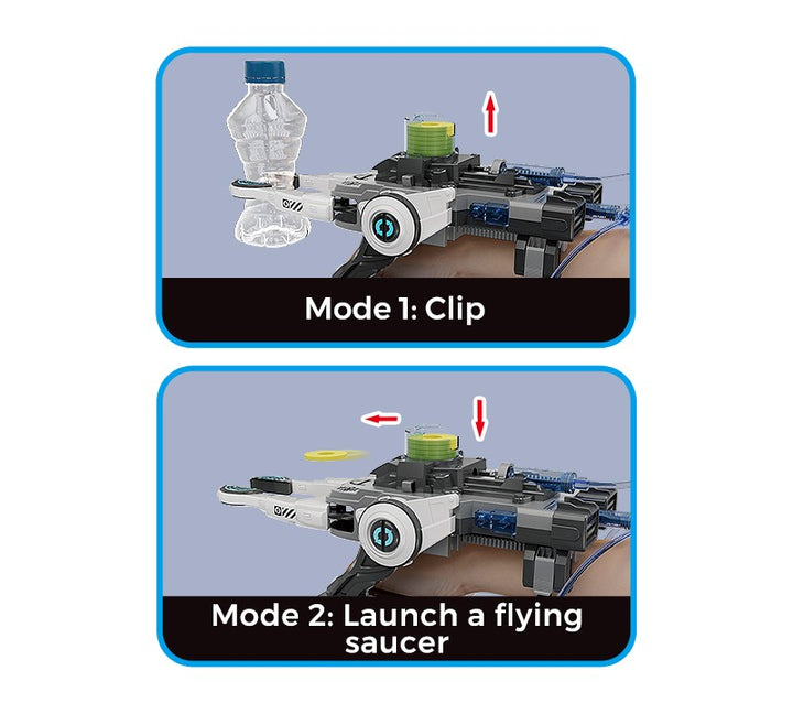 byjarda STEM液壓機械手臂飛盤發射器-STEM玩具-Kidrise🧒🏻STEM香港教育玩具｜STEAM科學實驗玩具｜STEM幼兒教育玩具｜啟智早教玩具｜蒙特梭利教具