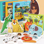 Goryeo Baby 兒童益智配對卡拼圖套裝-蒙特梭利玩具-Kidrise🧒🏻STEM香港教育玩具｜STEAM科學實驗玩具｜STEM幼兒教育玩具｜啟智早教玩具｜蒙特梭利教具