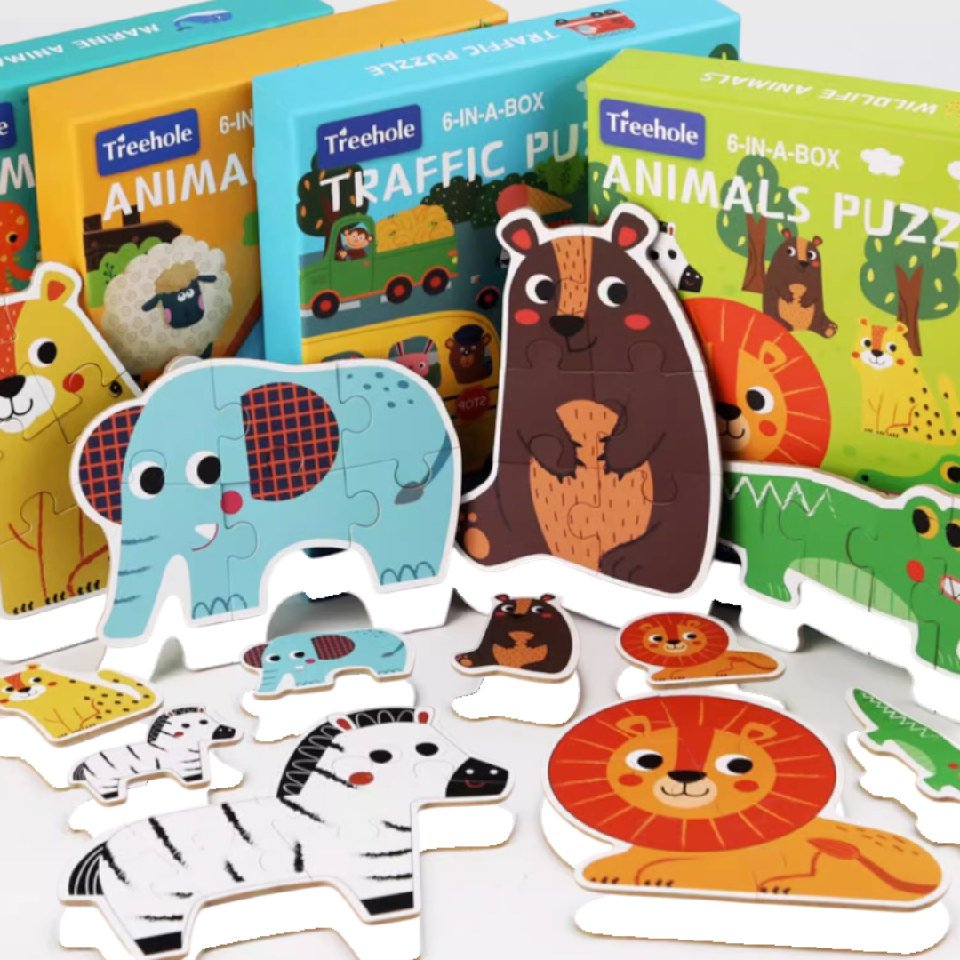 Goryeo Baby 兒童益智配對卡拼圖套裝-蒙特梭利玩具-Kidrise🧒🏻STEM香港教育玩具｜STEAM科學實驗玩具｜STEM幼兒教育玩具｜啟智早教玩具｜蒙特梭利教具