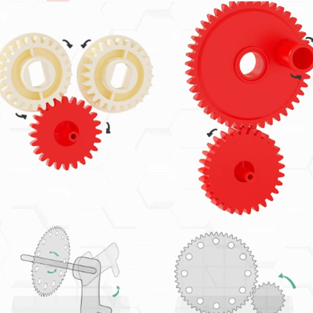 【發動機模型科學小實驗套裝】兒童自組汽車V4引擎模型玩具-STEM玩具-Kidrise🧒🏻STEM香港教育玩具｜STEAM科學實驗玩具｜STEM幼兒教育玩具｜啟智早教玩具｜蒙特梭利教具