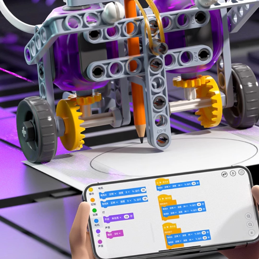 Science Can STEM Scratch 編程機器人積木入門套裝 (手機App編程)-STEM玩具-Kidrise🧒🏻STEM香港教育玩具｜STEAM科學實驗玩具｜STEM幼兒教育玩具｜啟智早教玩具｜蒙特梭利教具