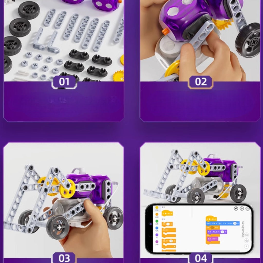 Science Can STEM Scratch 編程機器人積木入門套裝 (手機App編程)-STEM玩具-Kidrise🧒🏻STEM香港教育玩具｜STEAM科學實驗玩具｜STEM幼兒教育玩具｜啟智早教玩具｜蒙特梭利教具