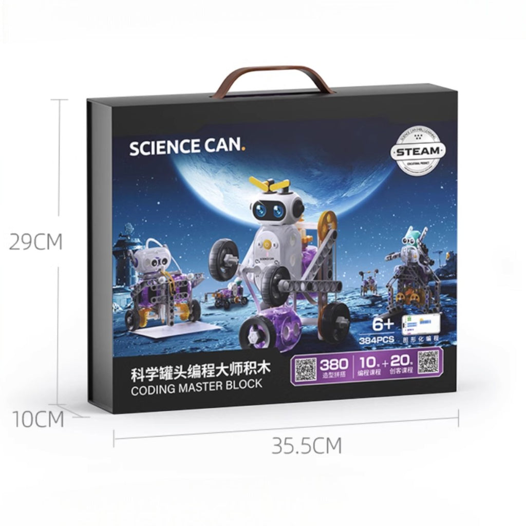 Science Can STEM Scratch 編程機器人積木入門套裝 (手機App編程)-STEM玩具-Kidrise🧒🏻STEM香港教育玩具｜STEAM科學實驗玩具｜STEM幼兒教育玩具｜啟智早教玩具｜蒙特梭利教具