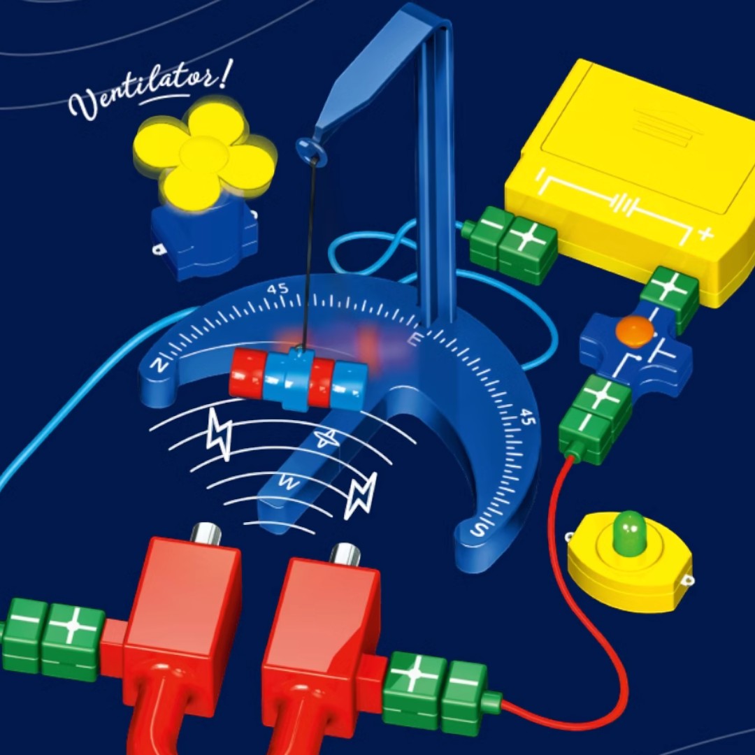 德國KOSMOS Elektro & Co. 電子電路拼裝套裝 (60個實驗)-STEM玩具-Kidrise🧒🏻STEM香港教育玩具｜STEAM科學實驗玩具｜STEM幼兒教育玩具｜啟智早教玩具｜蒙特梭利教具