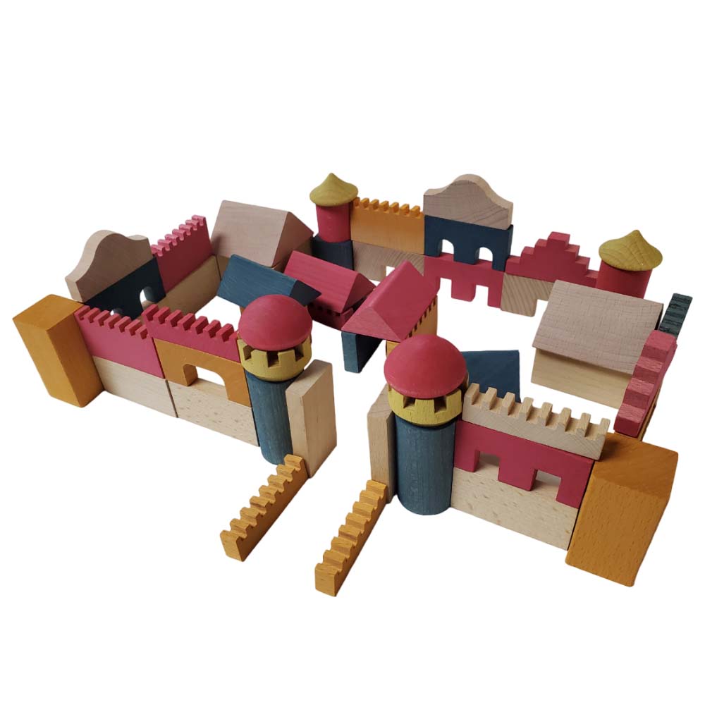 Galaxy Way 30-267H Building Blocks Brick Castle Color (60 Blocks) Secondary image