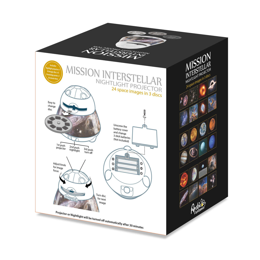 Ambo Funtamin 星際之旅投影夜燈-STEM玩具-Kidrise🧒🏻STEM香港教育玩具｜STEAM科學實驗玩具｜STEM幼兒教育玩具｜啟智早教玩具｜蒙特梭利教具