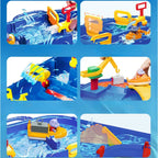 Aquaplay 德國兒童戲水池沙灘玩具戶外室內玩水上樂園 (漂流大套裝 70件配件)-蒙特梭利玩具-Kidrise🧒🏻STEM香港教育玩具｜STEAM科學實驗玩具｜STEM幼兒教育玩具｜啟智早教玩具｜蒙特梭利教具