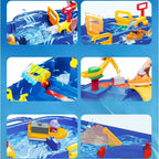 Aquaplay 德國兒童戲水池沙灘玩具戶外室內玩水上樂園 (冒險島大套裝 57件配件)-蒙特梭利玩具-Kidrise🧒🏻STEM香港教育玩具｜STEAM科學實驗玩具｜STEM幼兒教育玩具｜啟智早教玩具｜蒙特梭利教具