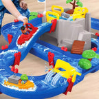 Aquaplay 德國兒童戲水池沙灘玩具戶外室內玩水上樂園 (冒險島大套裝 57件配件)-蒙特梭利玩具-Kidrise🧒🏻STEM香港教育玩具｜STEAM科學實驗玩具｜STEM幼兒教育玩具｜啟智早教玩具｜蒙特梭利教具