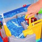 Aquaplay 德國兒童戲水池沙灘玩具戶外室內玩水上樂園 (冒險島大套裝 57件配件)-蒙特梭利玩具-Kidrise🧒🏻STEM香港教育玩具｜STEAM科學實驗玩具｜STEM幼兒教育玩具｜啟智早教玩具｜蒙特梭利教具