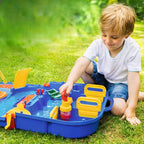 Aquaplay 德國兒童戲水池沙灘玩具戶外室內玩水上樂園 (漂流大套裝 70件配件)-蒙特梭利玩具-Kidrise🧒🏻STEM香港教育玩具｜STEAM科學實驗玩具｜STEM幼兒教育玩具｜啟智早教玩具｜蒙特梭利教具