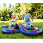 Aquaplay 德國兒童戲水池沙灘玩具戶外室內玩水上樂園 (漂流大套裝 70件配件)-蒙特梭利玩具-Kidrise🧒🏻STEM香港教育玩具｜STEAM科學實驗玩具｜STEM幼兒教育玩具｜啟智早教玩具｜蒙特梭利教具