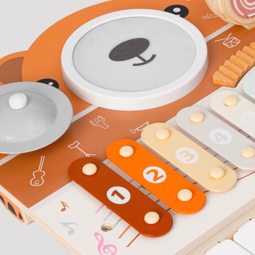 Asweets 愛升小熊多功能旋律手敲琴音樂台-蒙特梭利玩具-Kidrise🧒🏻STEM香港教育玩具｜STEAM科學實驗玩具｜STEM幼兒教育玩具｜啟智早教玩具｜蒙特梭利教具