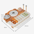 Asweets 愛升小熊多功能旋律手敲琴音樂台-蒙特梭利玩具-Kidrise🧒🏻STEM香港教育玩具｜STEAM科學實驗玩具｜STEM幼兒教育玩具｜啟智早教玩具｜蒙特梭利教具