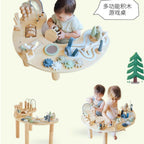 Asweets 森林漫步六合一月亮遊戲桌-STEM玩具-Kidrise🧒🏻STEM香港教育玩具｜STEAM科學實驗玩具｜STEM幼兒教育玩具｜啟智早教玩具｜蒙特梭利教具