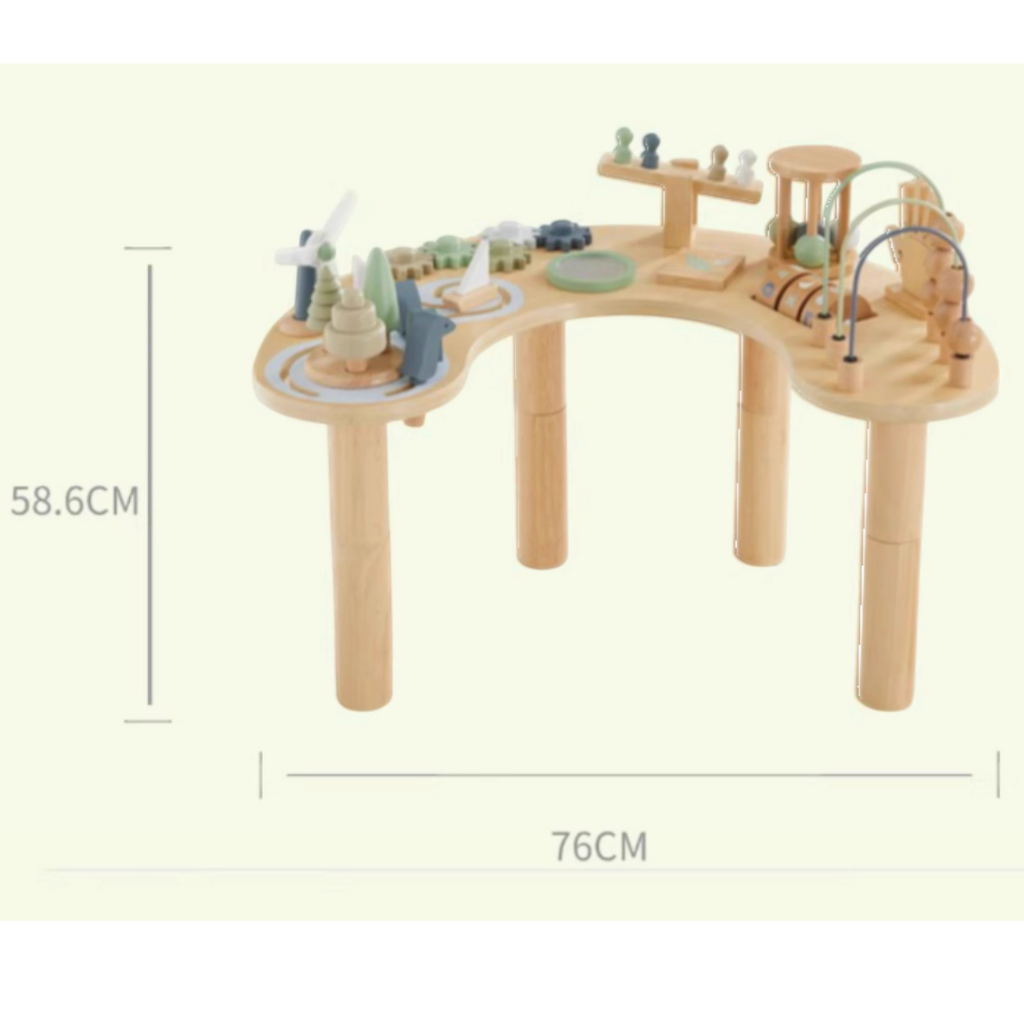 Asweets 森林漫步六合一月亮遊戲桌-STEM玩具-Kidrise🧒🏻STEM香港教育玩具｜STEAM科學實驗玩具｜STEM幼兒教育玩具｜啟智早教玩具｜蒙特梭利教具