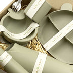 habbitory 小熊矽膠餐具套裝｜橄欖綠-日常生活-Kidrise🧒🏻STEM香港教育玩具｜STEAM科學實驗玩具｜STEM幼兒教育玩具｜啟智早教玩具｜蒙特梭利教具