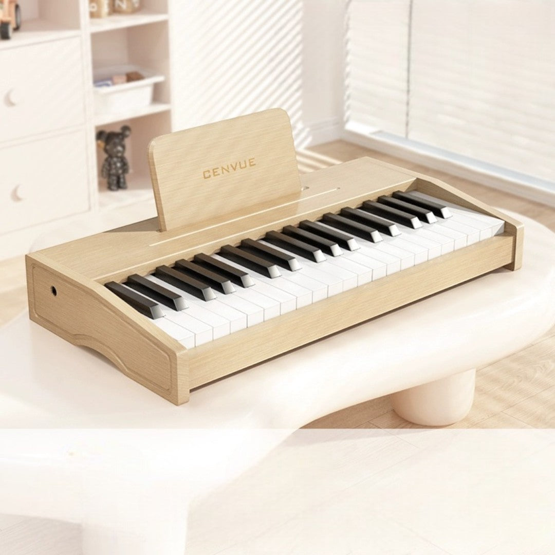 CENVUE 木質兒童小鋼琴 (25鍵|電池供電)-STEM玩具-Kidrise🧒🏻STEM香港教育玩具｜STEAM科學實驗玩具｜STEM幼兒教育玩具｜啟智早教玩具｜蒙特梭利教具