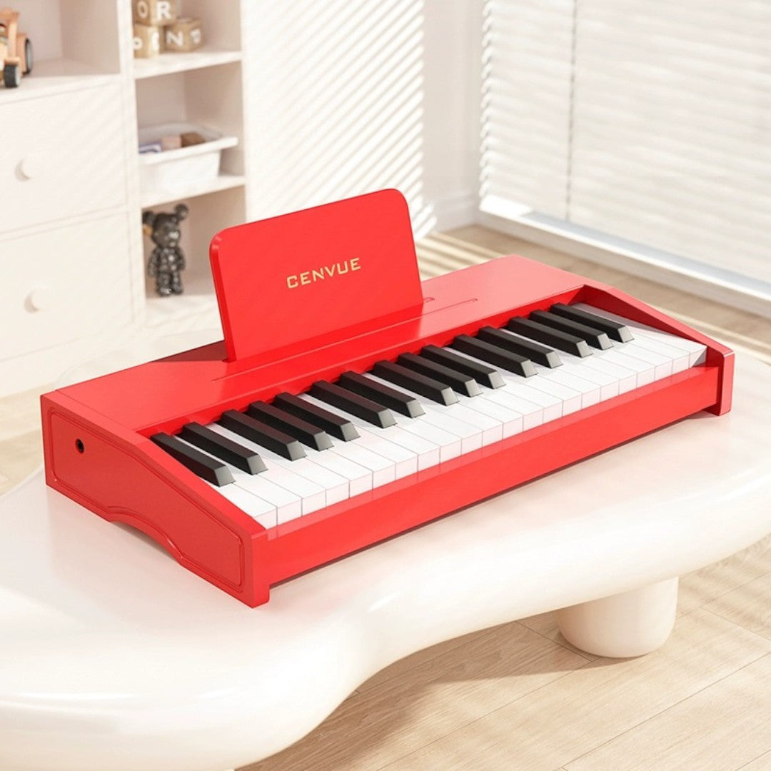 CENVUE 木質兒童小鋼琴 (25鍵|電池供電)-STEM玩具-Kidrise🧒🏻STEM香港教育玩具｜STEAM科學實驗玩具｜STEM幼兒教育玩具｜啟智早教玩具｜蒙特梭利教具