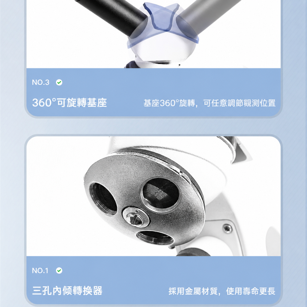 德國BRESSER中小學生高倍數生物顯微鏡 (2000倍放大/雙光源/粗幼同軸)