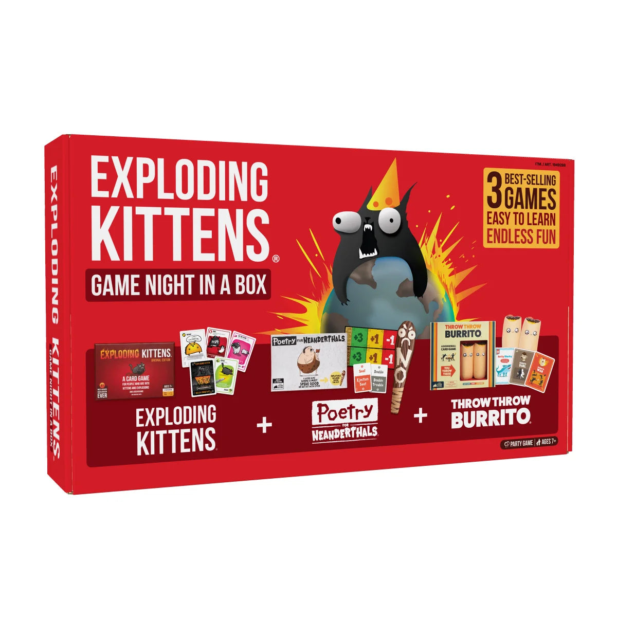【加拿大直送】Exploding Kittens 爆笑貓咪：遊戲之夜大禮盒 - 英文版 (運輸時間約需 10 至 14 個工作天) 副圖