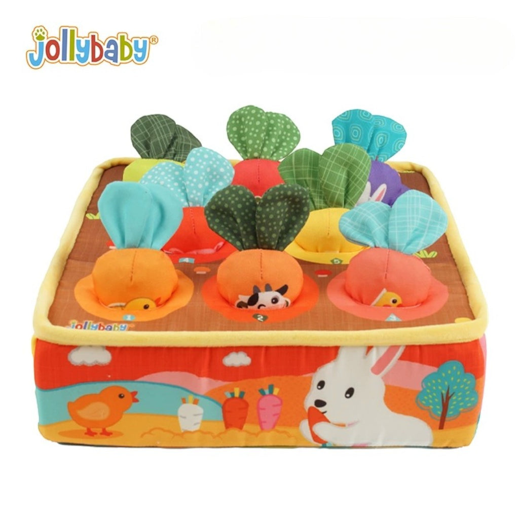 Jollybaby 農場七彩胡蘿蔔拔拔樂 啓蒙玩具-蒙特梭利玩具-Kidrise🧒🏻STEM香港教育玩具｜STEAM科學實驗玩具｜STEM幼兒教育玩具｜啟智早教玩具｜蒙特梭利教具