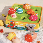 Jollybaby 叢林七彩蘑菇拔拔樂 啓蒙玩具-蒙特梭利玩具-Kidrise🧒🏻STEM香港教育玩具｜STEAM科學實驗玩具｜STEM幼兒教育玩具｜啟智早教玩具｜蒙特梭利教具