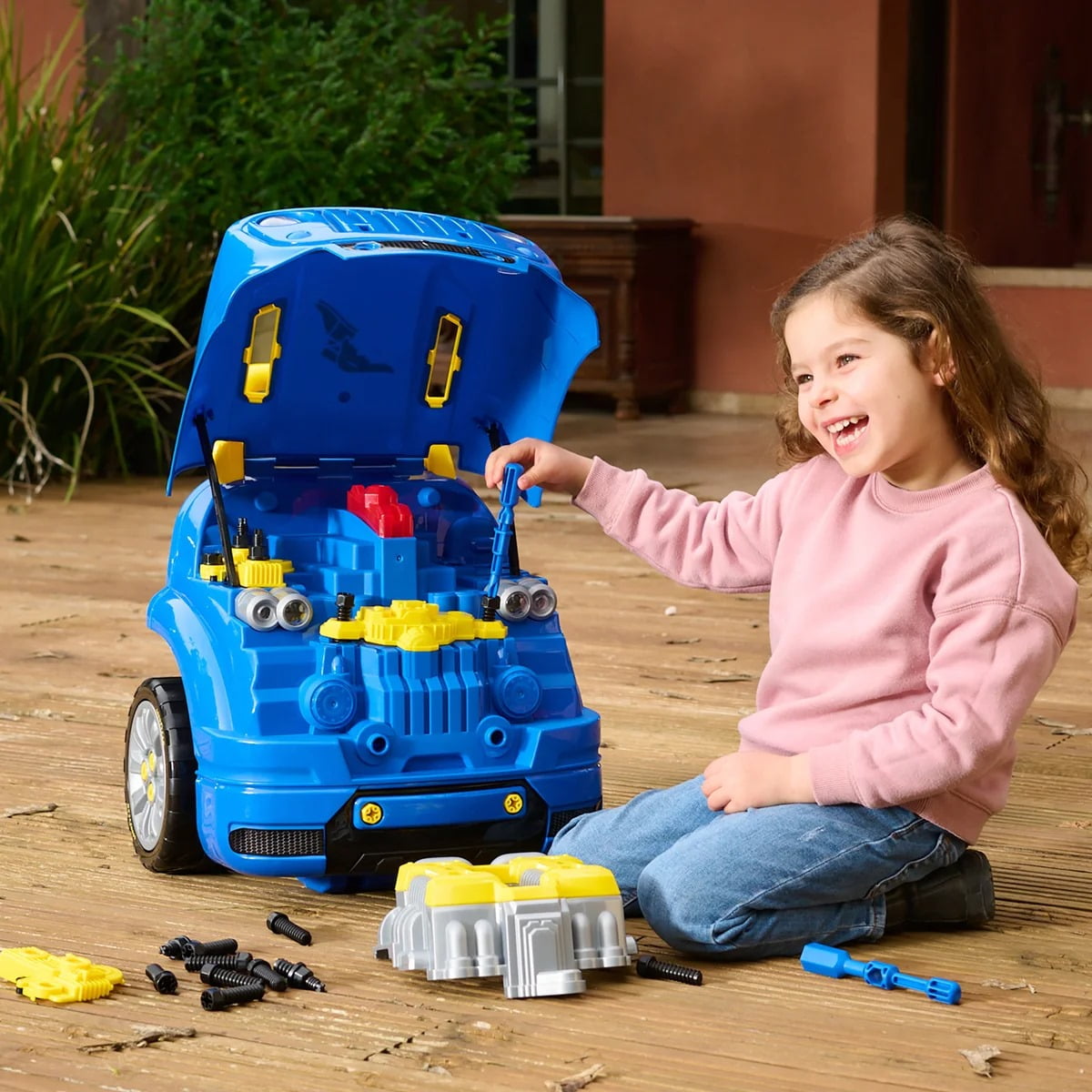 Goodyear Mega Car Engine Repair Set STEM DIY 汽車引擎維修玩具-STEM玩具-Kidrise🧒🏻STEM香港教育玩具｜STEAM科學實驗玩具｜STEM幼兒教育玩具｜啟智早教玩具｜蒙特梭利教具 主圖