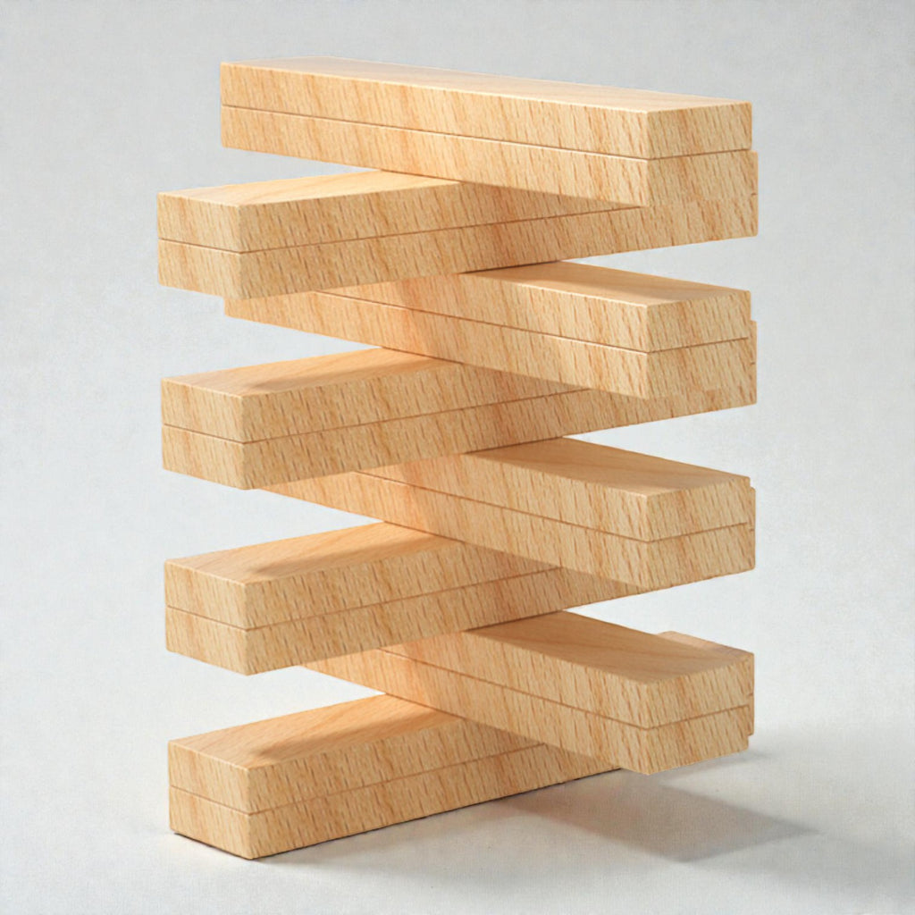 Goryeo Baby 阿基米德原木積木 (80片裝)-蒙特梭利玩具-Kidrise🧒🏻STEM香港教育玩具｜STEAM科學實驗玩具｜STEM幼兒教育玩具｜啟智早教玩具｜蒙特梭利教具