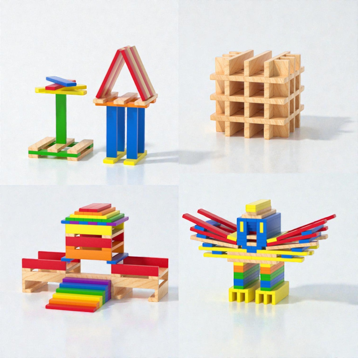 Goryeo Baby 阿基米德原木積木 (80片裝) 副圖