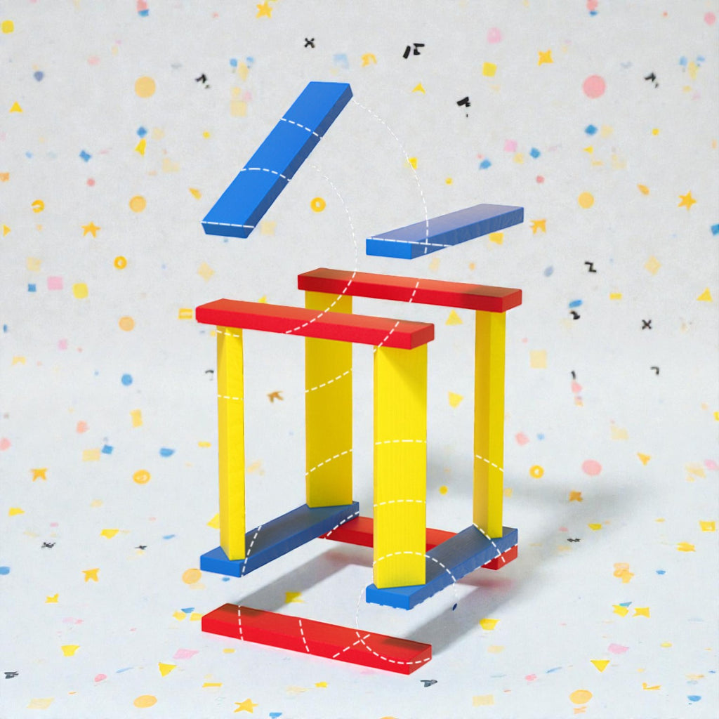 Goryeo Baby 阿基米德原木積木 (80片裝)-蒙特梭利玩具-Kidrise🧒🏻STEM香港教育玩具｜STEAM科學實驗玩具｜STEM幼兒教育玩具｜啟智早教玩具｜蒙特梭利教具