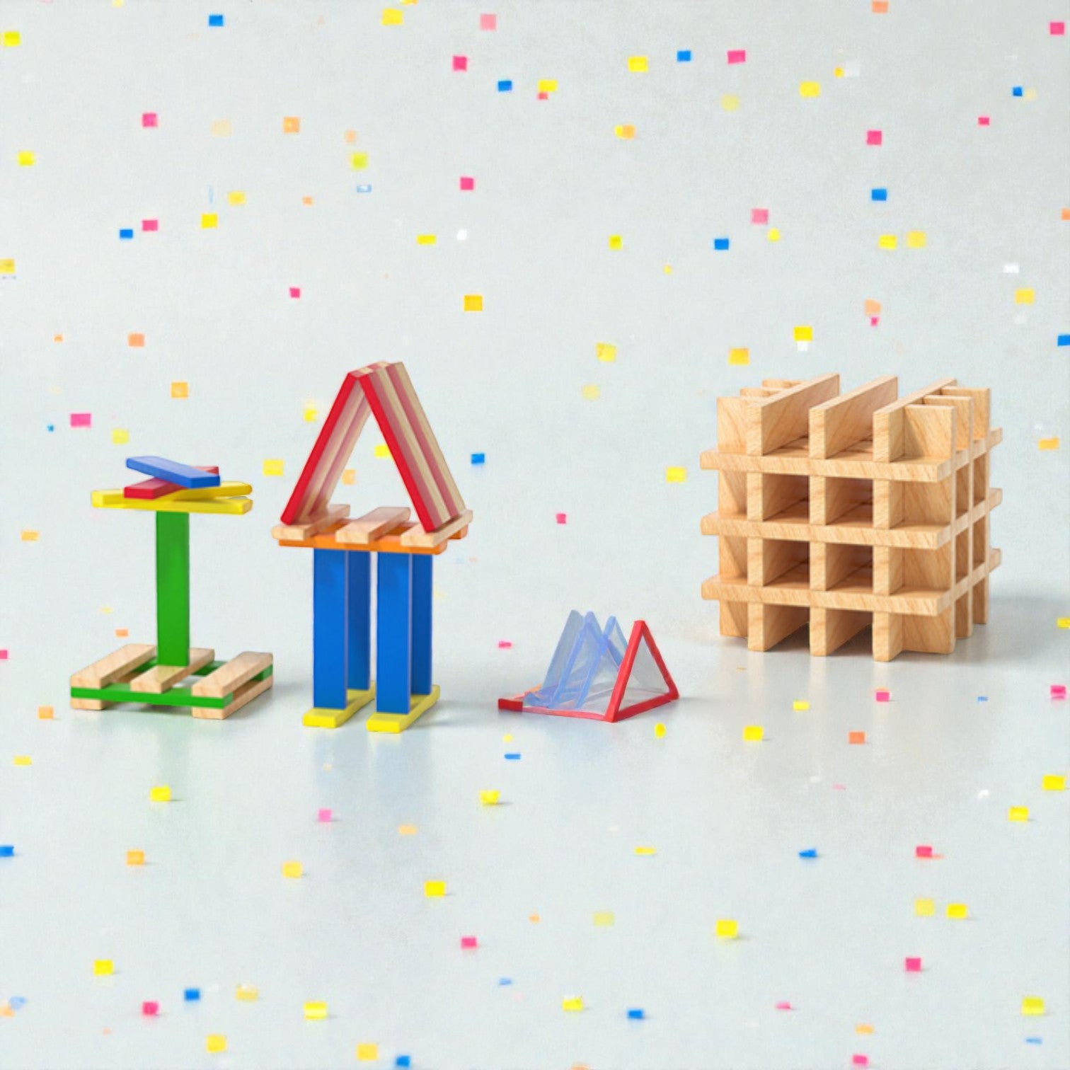 Goryeo Baby 阿基米德原木積木 (80片裝)-蒙特梭利玩具-Kidrise🧒🏻STEM香港教育玩具｜STEAM科學實驗玩具｜STEM幼兒教育玩具｜啟智早教玩具｜蒙特梭利教具