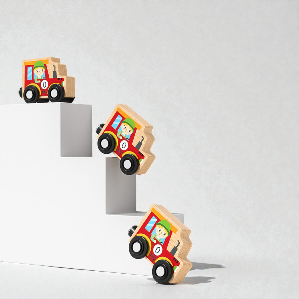 Goryeo Baby 磁性農場動物數字小火車木製玩具 (11節裝連場景布)-蒙特梭利玩具-Kidrise🧒🏻STEM香港教育玩具｜STEAM科學實驗玩具｜STEM幼兒教育玩具｜啟智早教玩具｜蒙特梭利教具