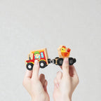 Goryeo Baby 磁性農場動物數字小火車木製玩具 (11節裝連場景布)-蒙特梭利玩具-Kidrise🧒🏻STEM香港教育玩具｜STEAM科學實驗玩具｜STEM幼兒教育玩具｜啟智早教玩具｜蒙特梭利教具