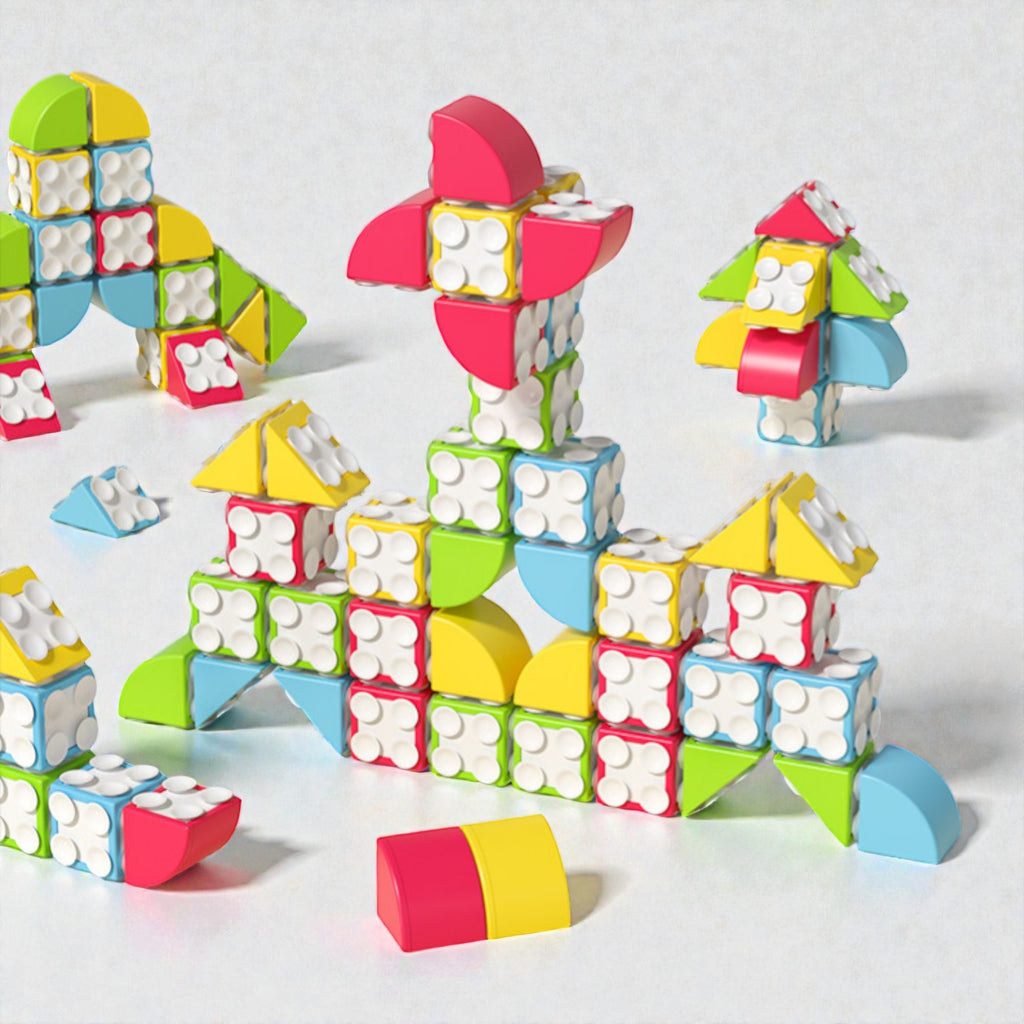 Goryeo Baby 大顆粒創意全方位環吸吸盤積木-蒙特梭利玩具-Kidrise🧒🏻STEM香港教育玩具｜STEAM科學實驗玩具｜STEM幼兒教育玩具｜啟智早教玩具｜蒙特梭利教具