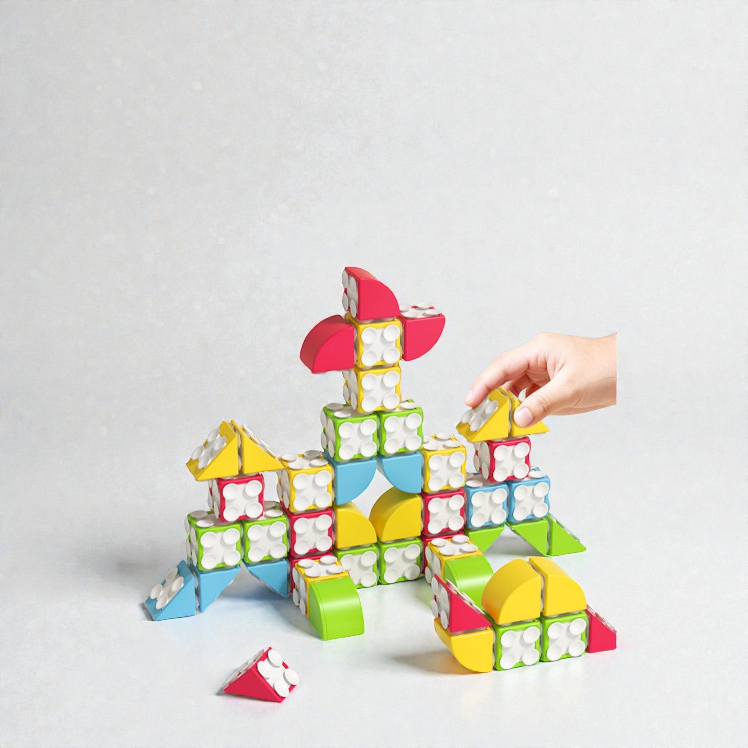 Goryeo Baby 大顆粒創意全方位環吸吸盤積木-蒙特梭利玩具-Kidrise🧒🏻STEM香港教育玩具｜STEAM科學實驗玩具｜STEM幼兒教育玩具｜啟智早教玩具｜蒙特梭利教具