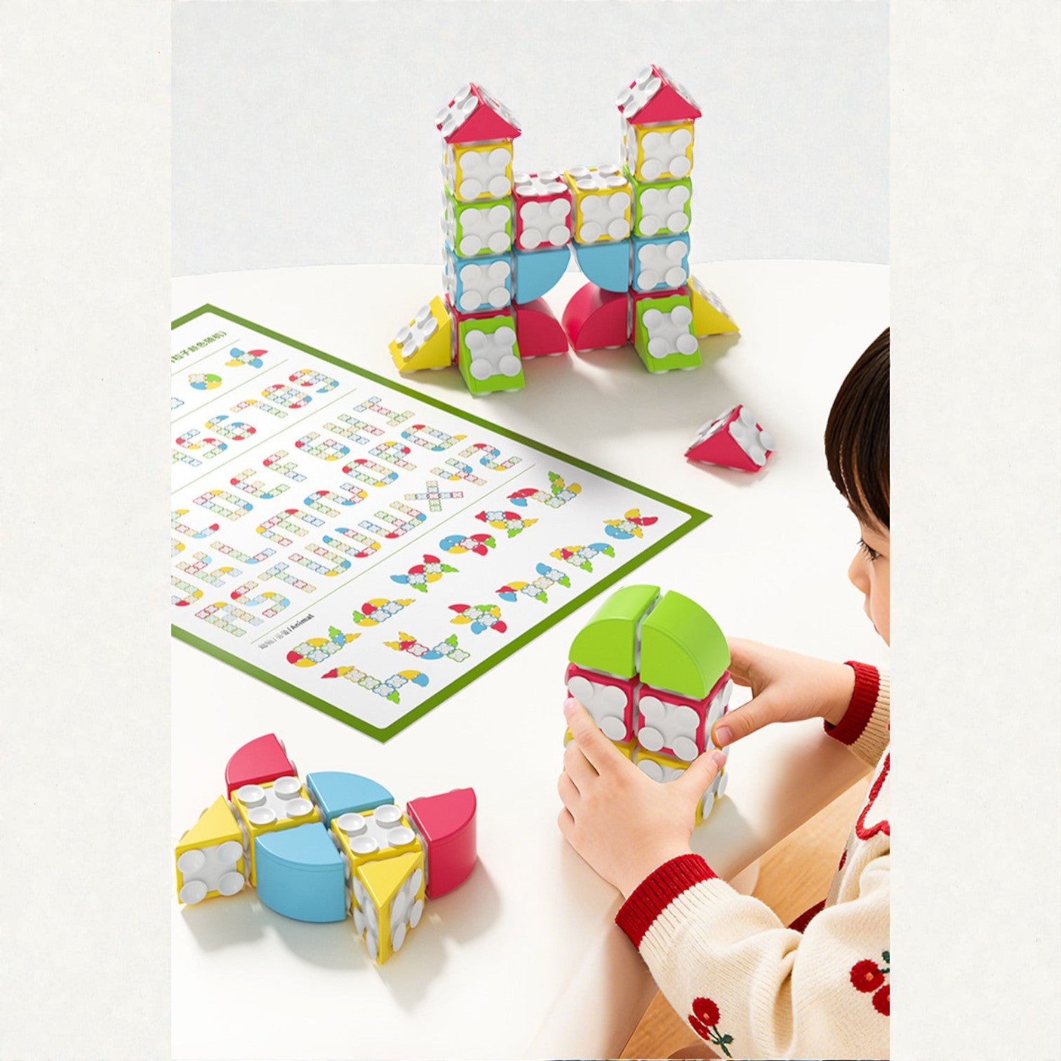 Goryeo Baby 大顆粒創意全方位環吸吸盤積木-蒙特梭利玩具-Kidrise🧒🏻STEM香港教育玩具｜STEAM科學實驗玩具｜STEM幼兒教育玩具｜啟智早教玩具｜蒙特梭利教具