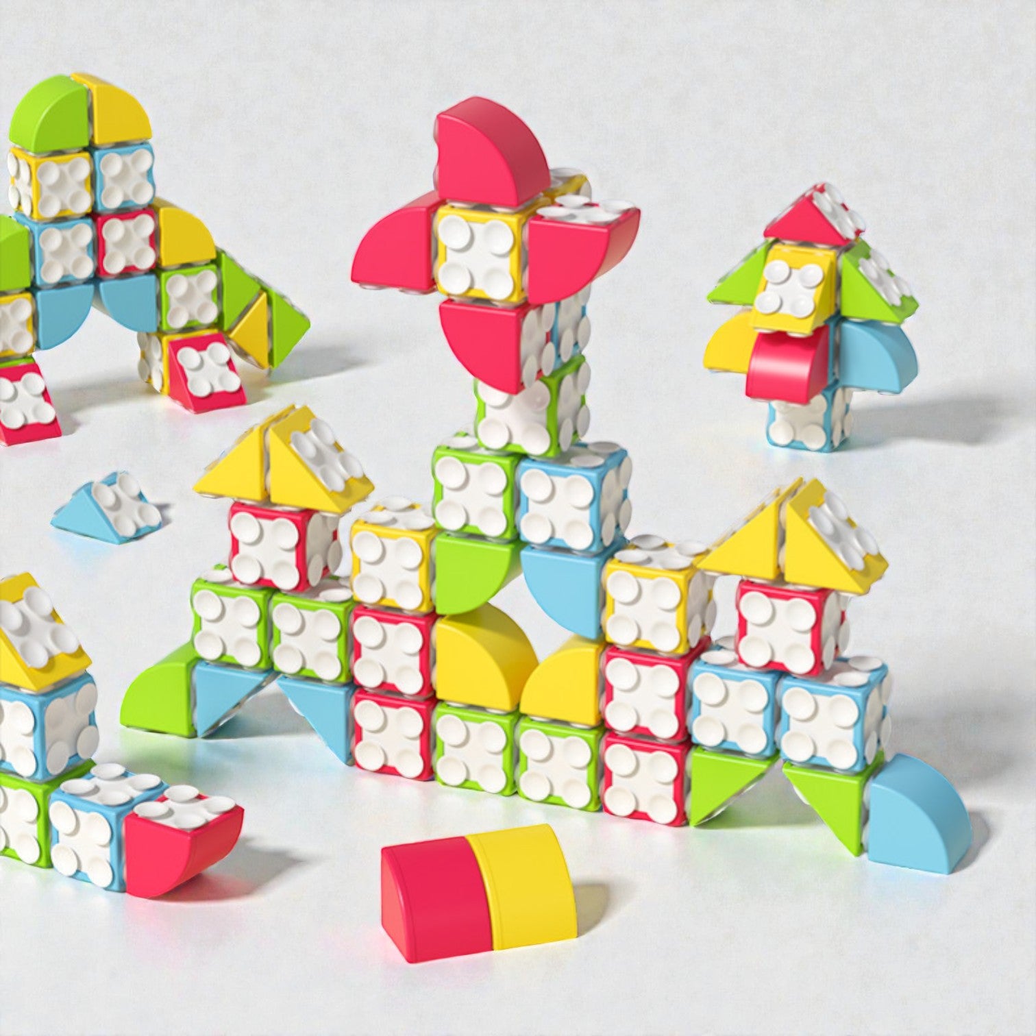 Goryeo Baby 大顆粒創意全方位環吸吸盤積木-蒙特梭利玩具-Kidrise🧒🏻STEM香港教育玩具｜STEAM科學實驗玩具｜STEM幼兒教育玩具｜啟智早教玩具｜蒙特梭利教具