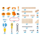 Hape E3032 科學物理實驗進階套：STEAM 科學探索工具組合 (57件配件)-STEM玩具-Kidrise🧒🏻STEM香港教育玩具｜STEAM科學實驗玩具｜STEM幼兒教育玩具｜啟智早教玩具｜蒙特梭利教具