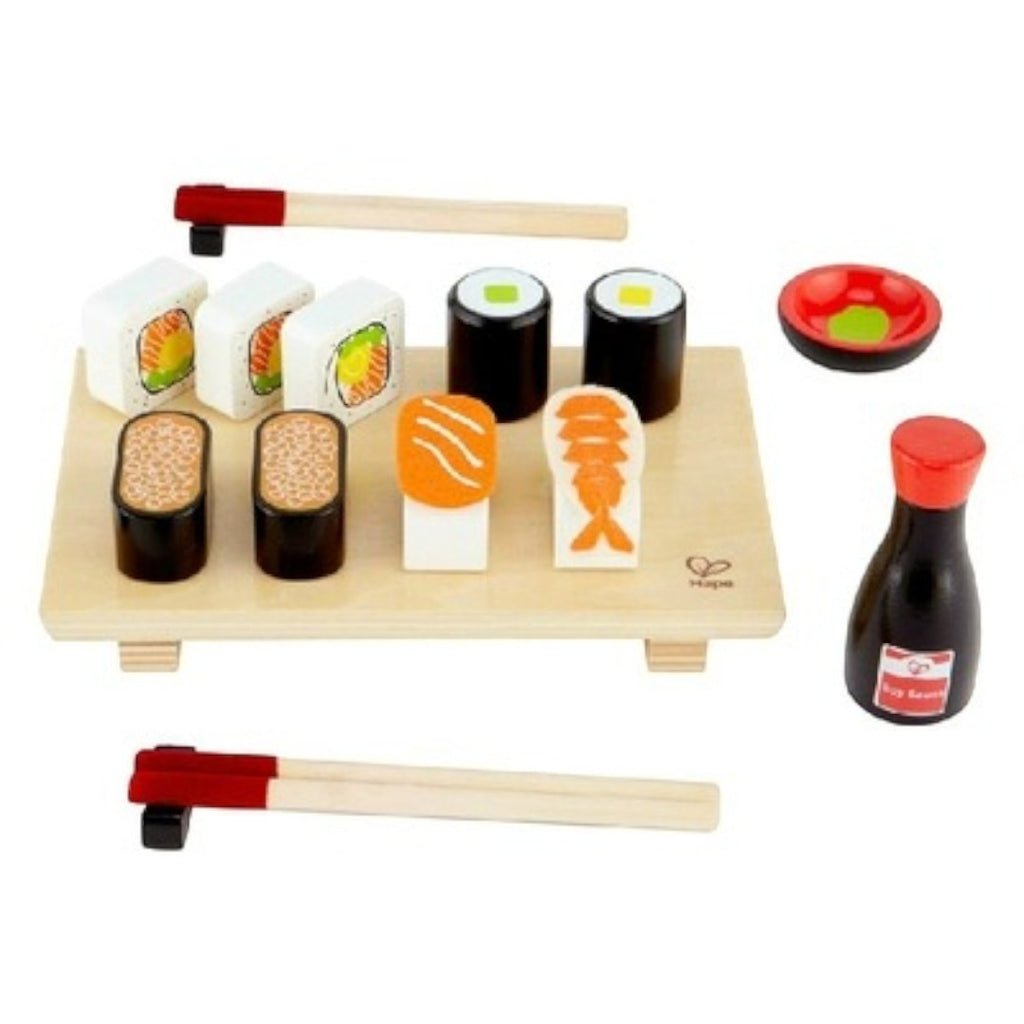 Hape E3130 精選壽司套餐-STEM玩具-Kidrise🧒🏻STEM香港教育玩具｜STEAM科學實驗玩具｜STEM幼兒教育玩具｜啟智早教玩具｜蒙特梭利教具