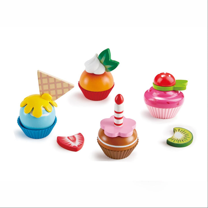 Hape E3157 廚房玩具 — 繽紛紙杯蛋糕-STEM玩具-Kidrise🧒🏻STEM香港教育玩具｜STEAM科學實驗玩具｜STEM幼兒教育玩具｜啟智早教玩具｜蒙特梭利教具