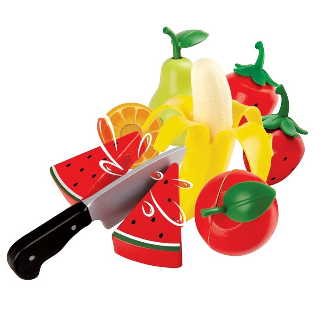 Hape E3171 廚房玩具 — 美味水果切切樂-STEM玩具-Kidrise🧒🏻STEM香港教育玩具｜STEAM科學實驗玩具｜STEM幼兒教育玩具｜啟智早教玩具｜蒙特梭利教具