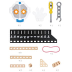 Hape E3027 超能物理實驗台：STEAM 科學探索工具組合 (79件配件)-STEM玩具-Kidrise🧒🏻STEM香港教育玩具｜STEAM科學實驗玩具｜STEM幼兒教育玩具｜啟智早教玩具｜蒙特梭利教具