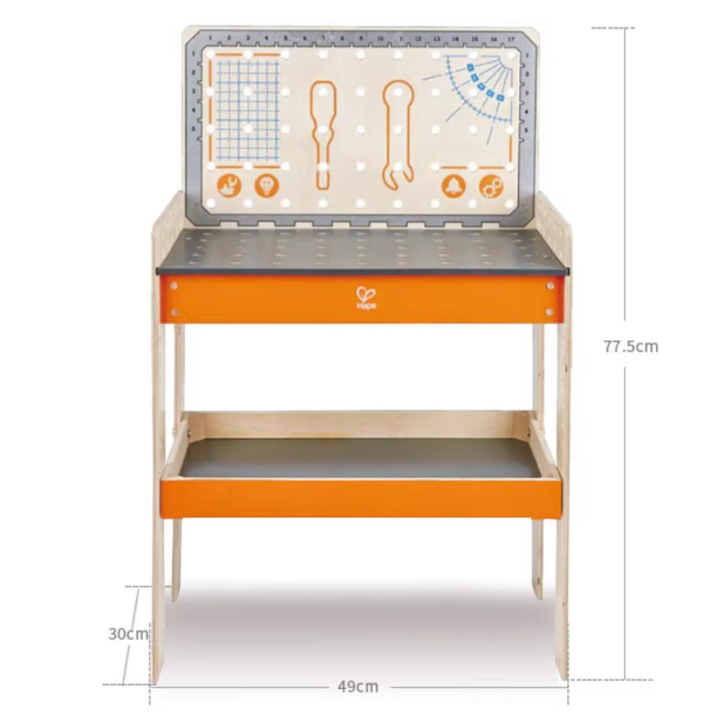 Hape E3027 超能物理實驗台：STEAM 科學探索工具組合 (79件配件)-STEM玩具-Kidrise🧒🏻STEM香港教育玩具｜STEAM科學實驗玩具｜STEM幼兒教育玩具｜啟智早教玩具｜蒙特梭利教具