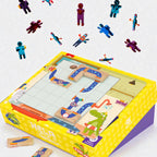 Pinwheel 小鱷魚愛洗澡：兒童邏輯思維訓練木製桌遊